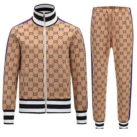 mens gucci jogging suit|men's Gucci tracksuit for sale.